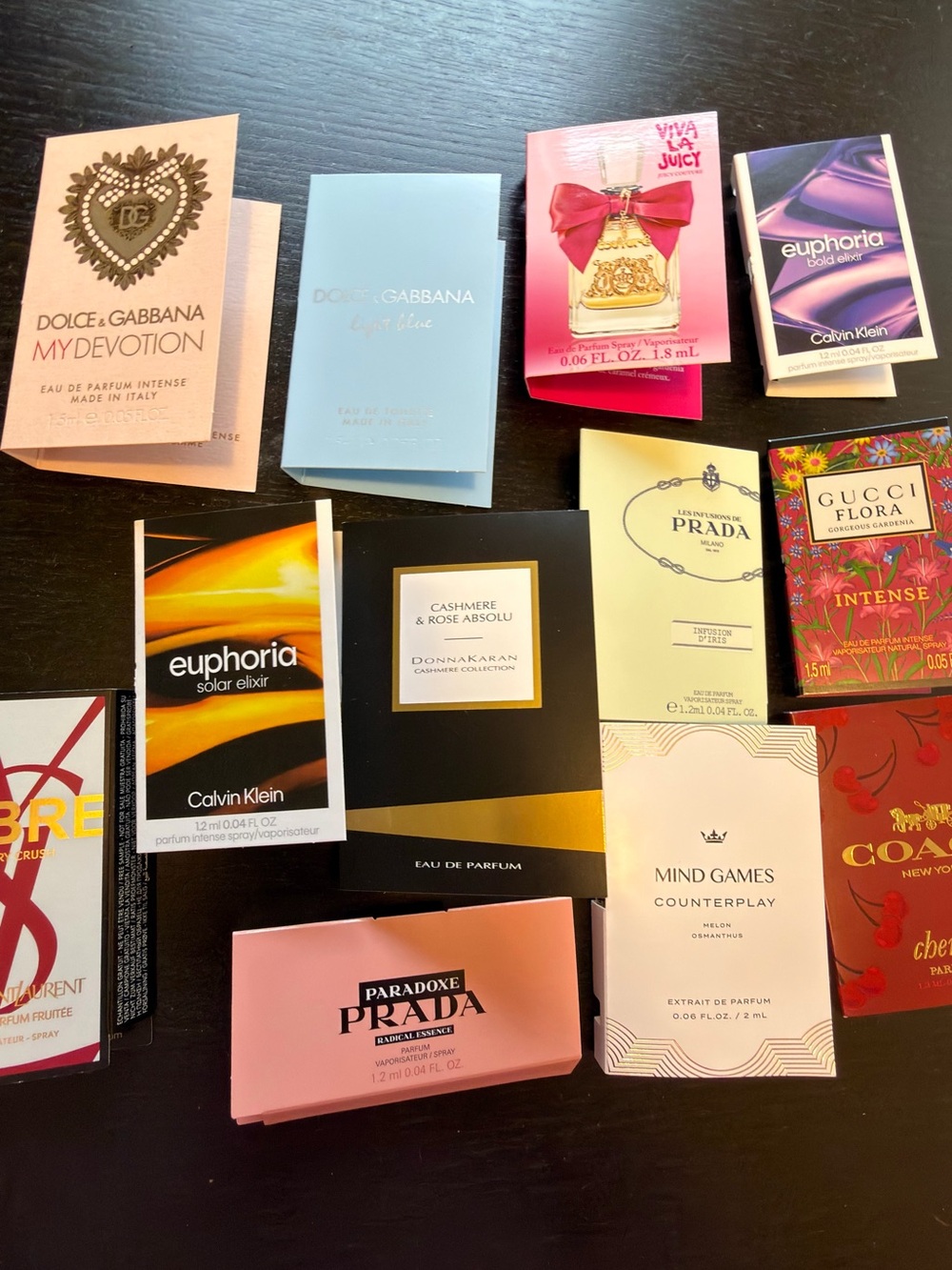 Set of 12 women dolce dolce prada coach libre ysl issey calvin klein dkny